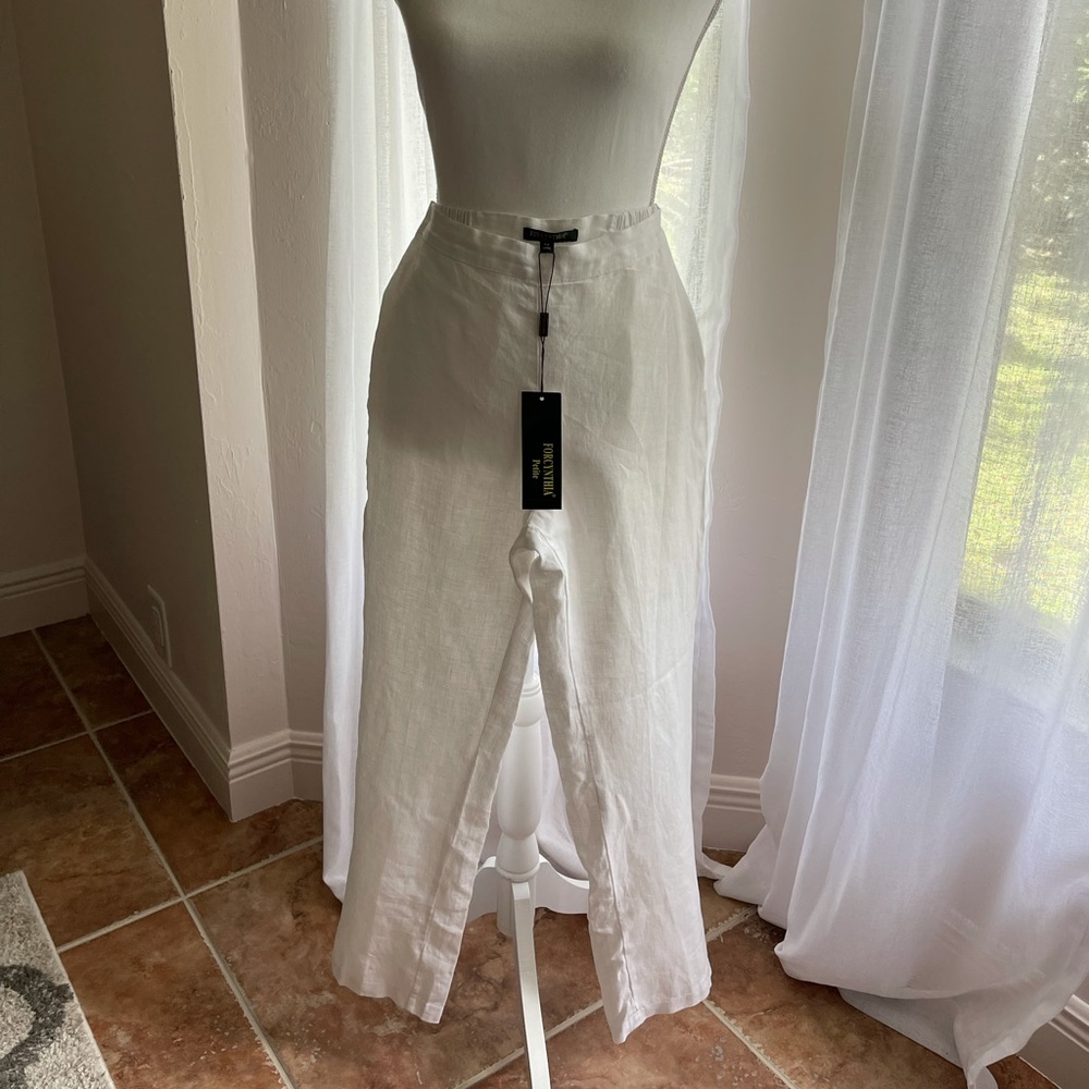 Linen petite pants